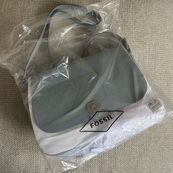 Fossil Handbags - NWT Fossil Smokey blue Harper crossbody